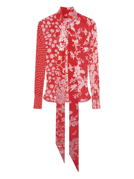  Marine Serre Blusa A Fiori - Rosso 