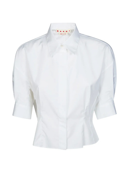  Marni Camicia Crop - Bianco 