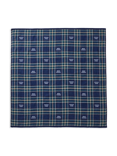  Miki House Coperta A Quadri - Blu 