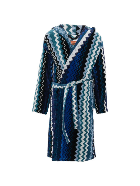  Missoni Home Abito Da Sera Con Stampa A Zigzag - Blu 