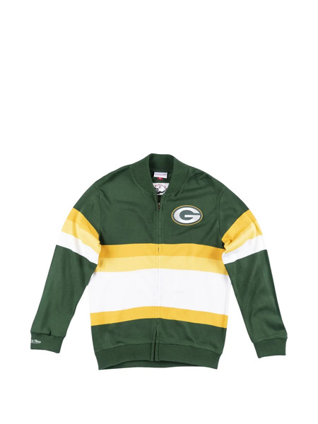  Mitchell & Ness Felpa Nfl Con Zip - Verde 