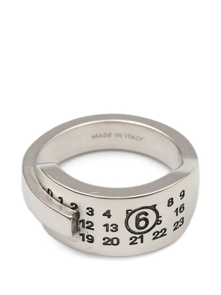  Mm6 Maison Margiela Anello Mm6 - Argento 