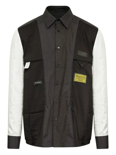  Mm6 Maison Margiela Camicia A Maniche Lunghe - Nero 
