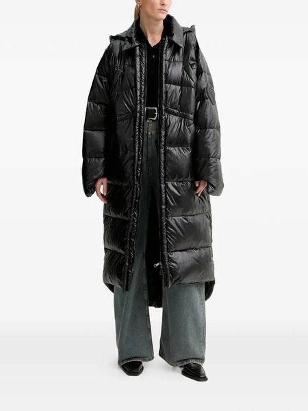  Mmc Studio Piumino Oversize Con Cappuccio - Nero 