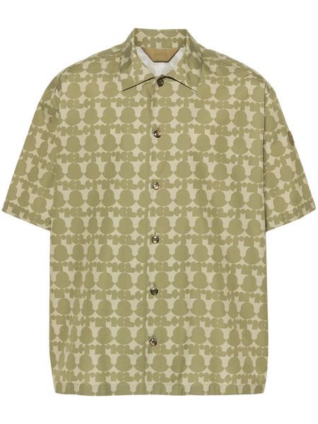 Moncler Camicia Con Stampa - Verde 