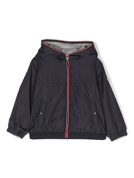  Moncler Enfant Giacca Con Cappuccio - Blu 
