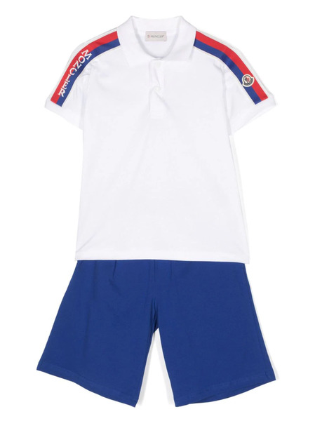  Moncler Enfant Set 2 Pezzi Con Applicazione - Blu 