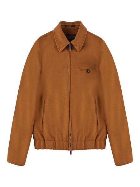  Montedoro Bomber Con Zip - Marrone 