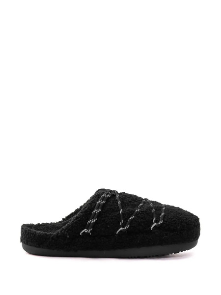  Moon Boot Slippers Teddy - Nero 