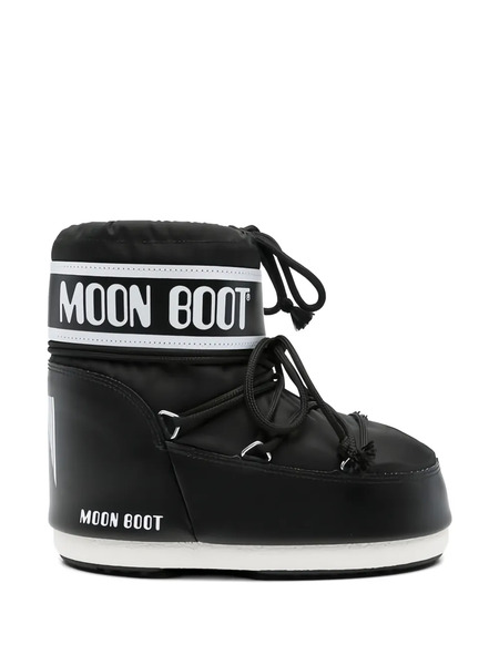  Moon Boot Stivali Stringati Con Logo - Nero 