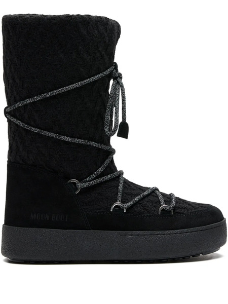  Moon Boot Stivali Stringati - Nero 