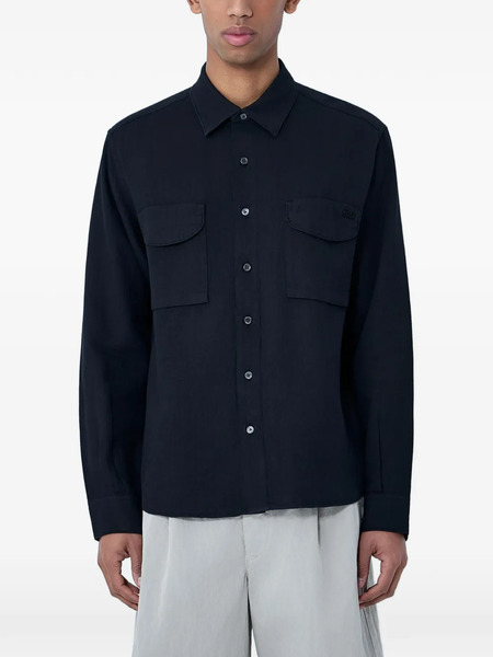  Moos Studio Camicia Con Taschini - Nero 