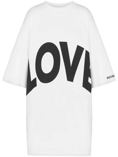  Moschino Abito Con Stampa - Bianco 