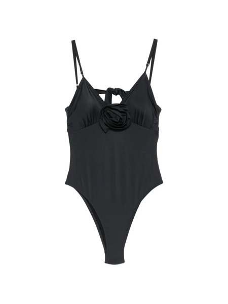 Moschino Costume Da Bagno A Fiori - Nero 