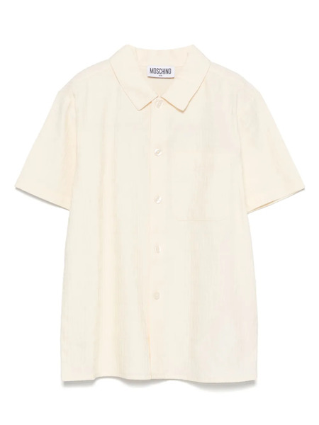  Moschino Kids Camicia Con Monogramma - Toni Neutri 