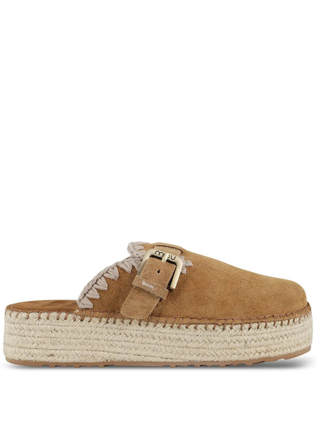  Mou Slippers In Pelle - Toni Neutri 