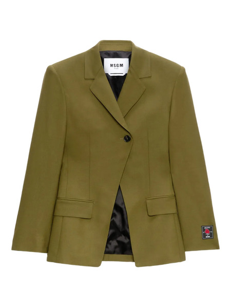  Msgm Blazer Monopetto - Verde 