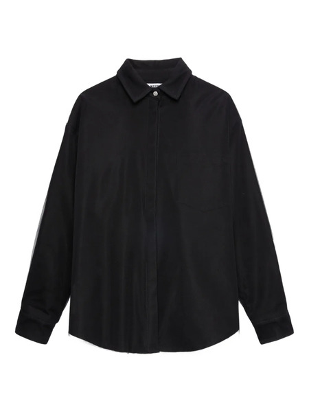  Msgm Camicia A Maniche Lunghe - Nero 
