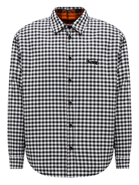  Msgm Camicia A Quadri - Bianco 