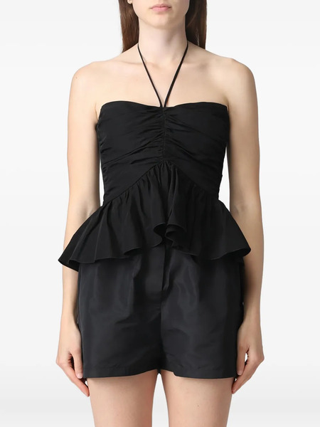  Msgm Flared Top - Nero 