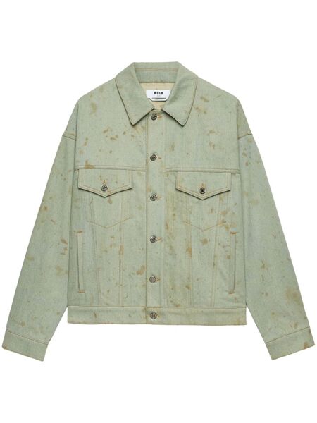  Msgm Giacca Denim - Blu 