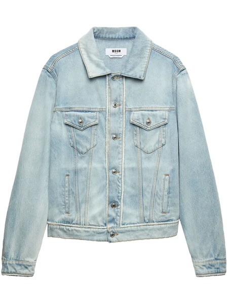  Msgm Giacca Denim - Blu 