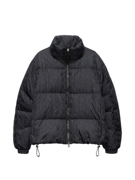  Msgm Piumino Con Zip - Nero 
