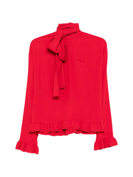  Nº21 Camicia Con Ruches - Rosso 