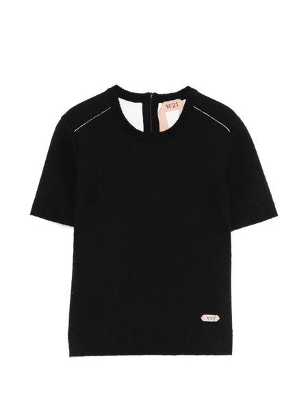  Nº21 Maglione Girocollo - Nero 