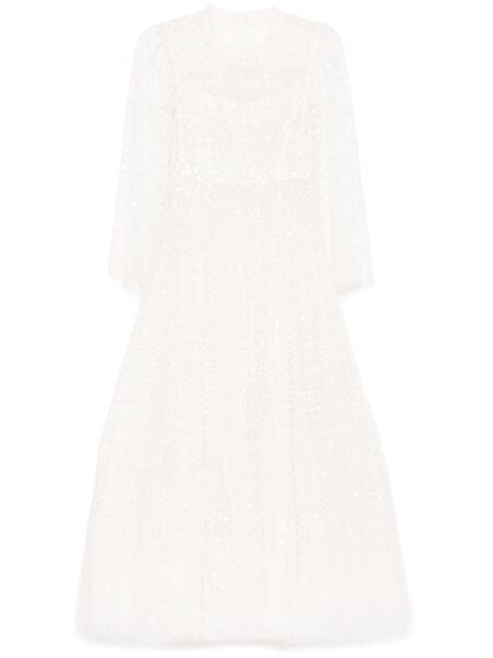  Needle & Thread Abito Da Sera Scatter - Bianco 