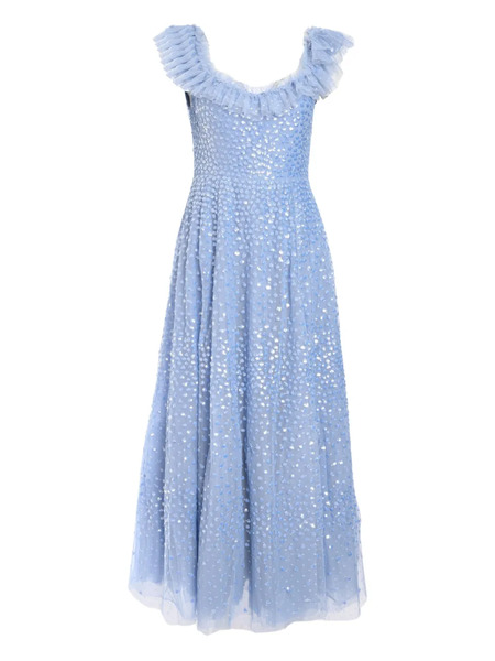  Needle & Thread Abito Midi Scatter Dot - Blu 