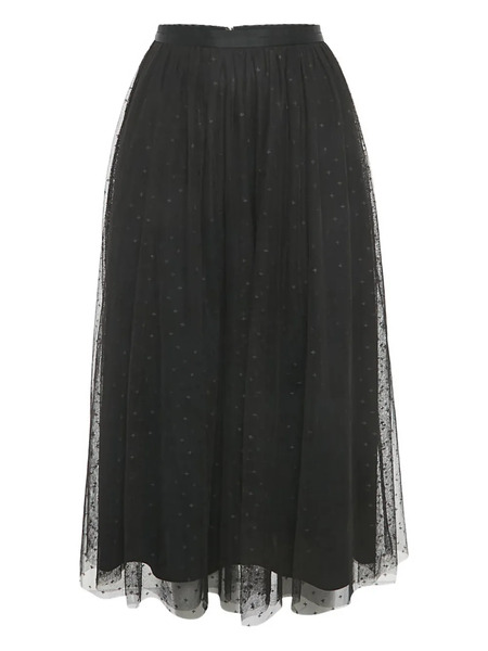  Needle & Thread Gonna Midi Con Zip - Nero 