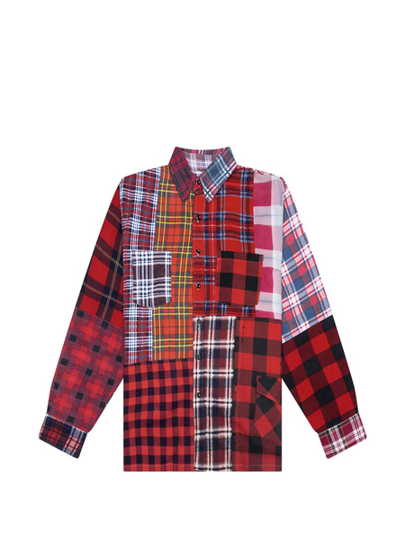  Needles Camicia Con Design Patchwork - Rosso 