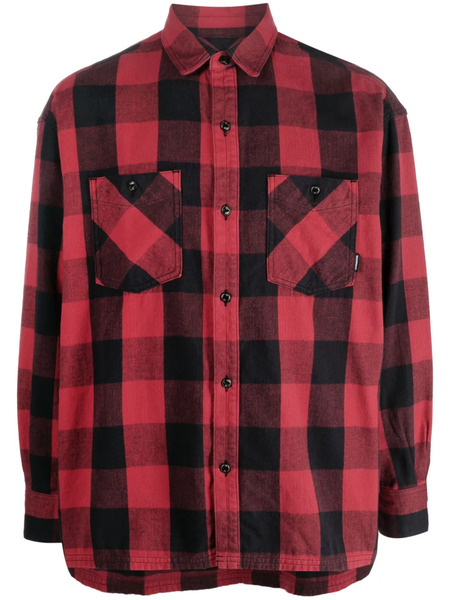  Neighborhood Camicia A Quadri - Rosso 
