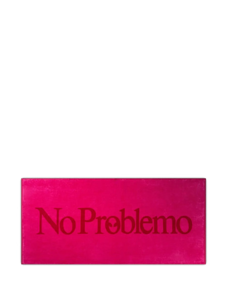  No Problemo Telo Da Mare Con Logo - Rosa 
