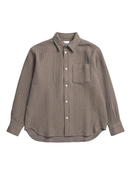  Norse Projects Camicia A Righe - Marrone 