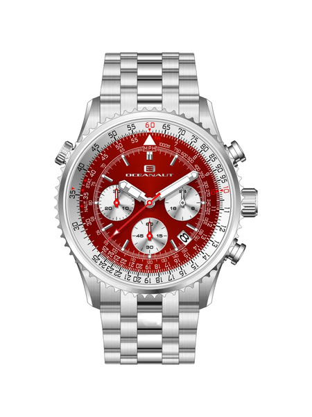  Oceanaut Orologio Flight 46mm - Rosso 