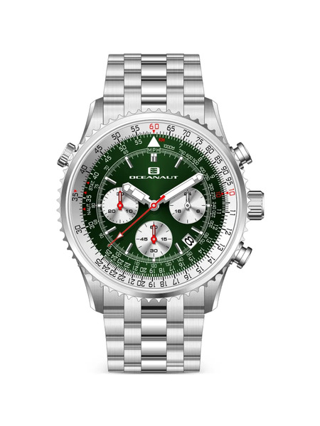  Oceanaut Orologio Flight 46mm - Verde 