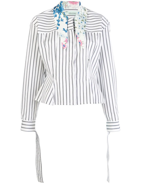  Off-white Camicia A Righe - Bianco 