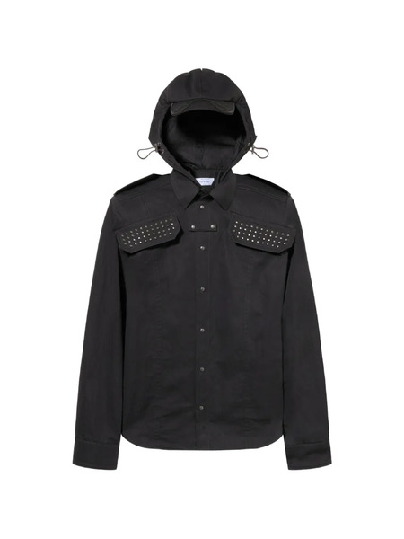  Off-white Camicia Con Borchie - Nero 