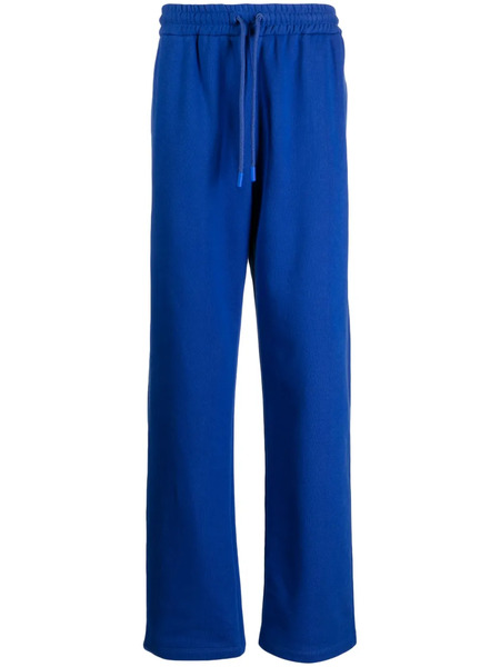 Off-white Pantaloni Sportivi Diag-stripe Con Ricamo - Blu 
