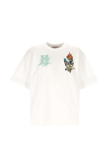  Off-white T-shirt Con Grafica - Bianco 