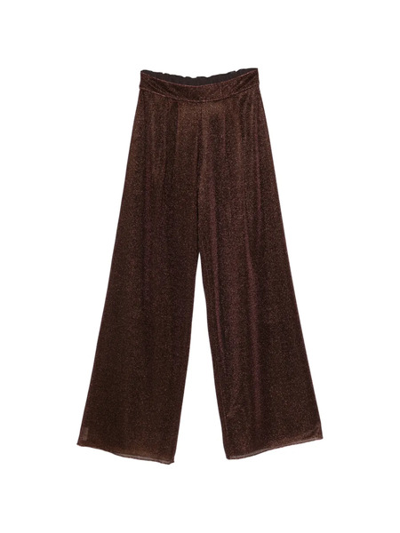  Oséree Pantaloni A Gamba Ampia - Marrone 