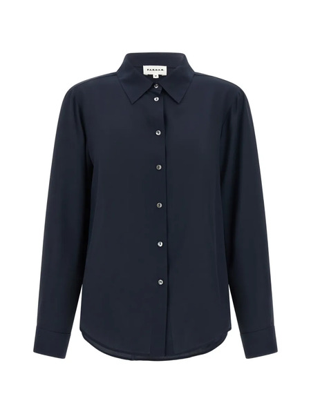  P.a.r.o.s.h. Camicia In Seta - Blu 