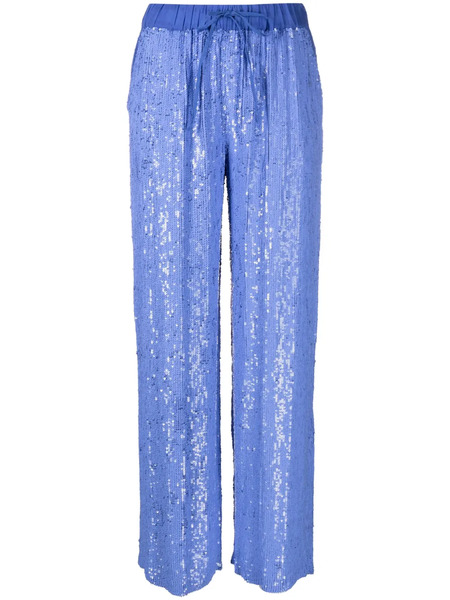  P.a.r.o.s.h. Pantaloni Glare Con Paillettes - Viola 
