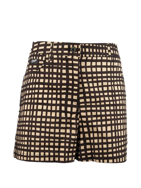  Pence Shorts A Quadretti - Nero 