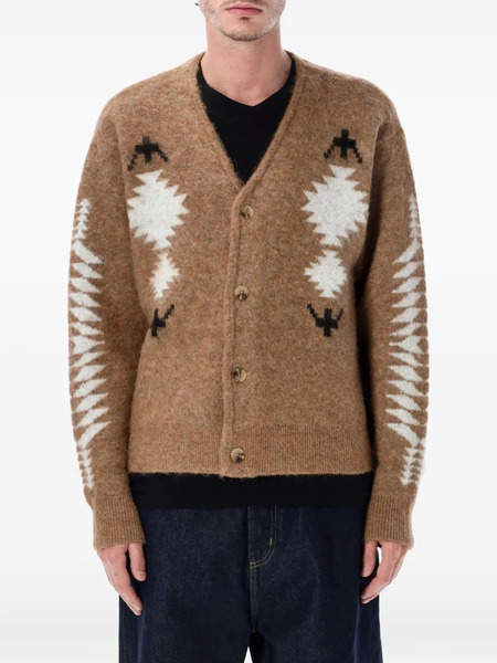  Pendleton Cardigan A Fantasia - Marrone 