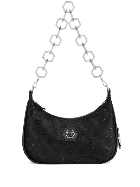  Philipp Plein Borsa A Spalla Con Monogramma - Nero 