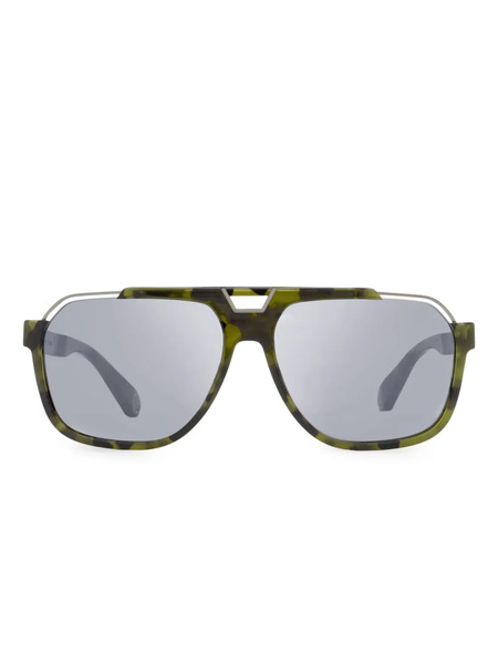  Philipp Plein Eyewear Occhiali Da Sole Modello Navigator - Verde 