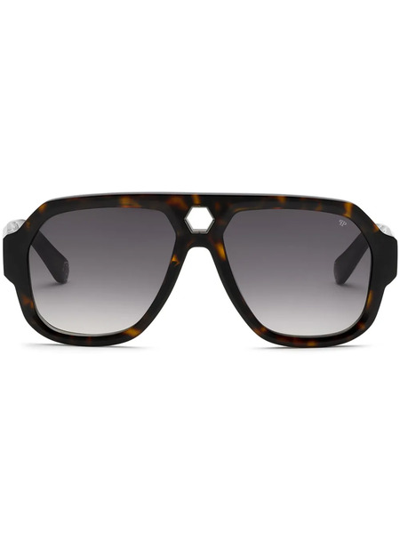  Philipp Plein Eyewear Occhiali Da Sole Starlight - Marrone 